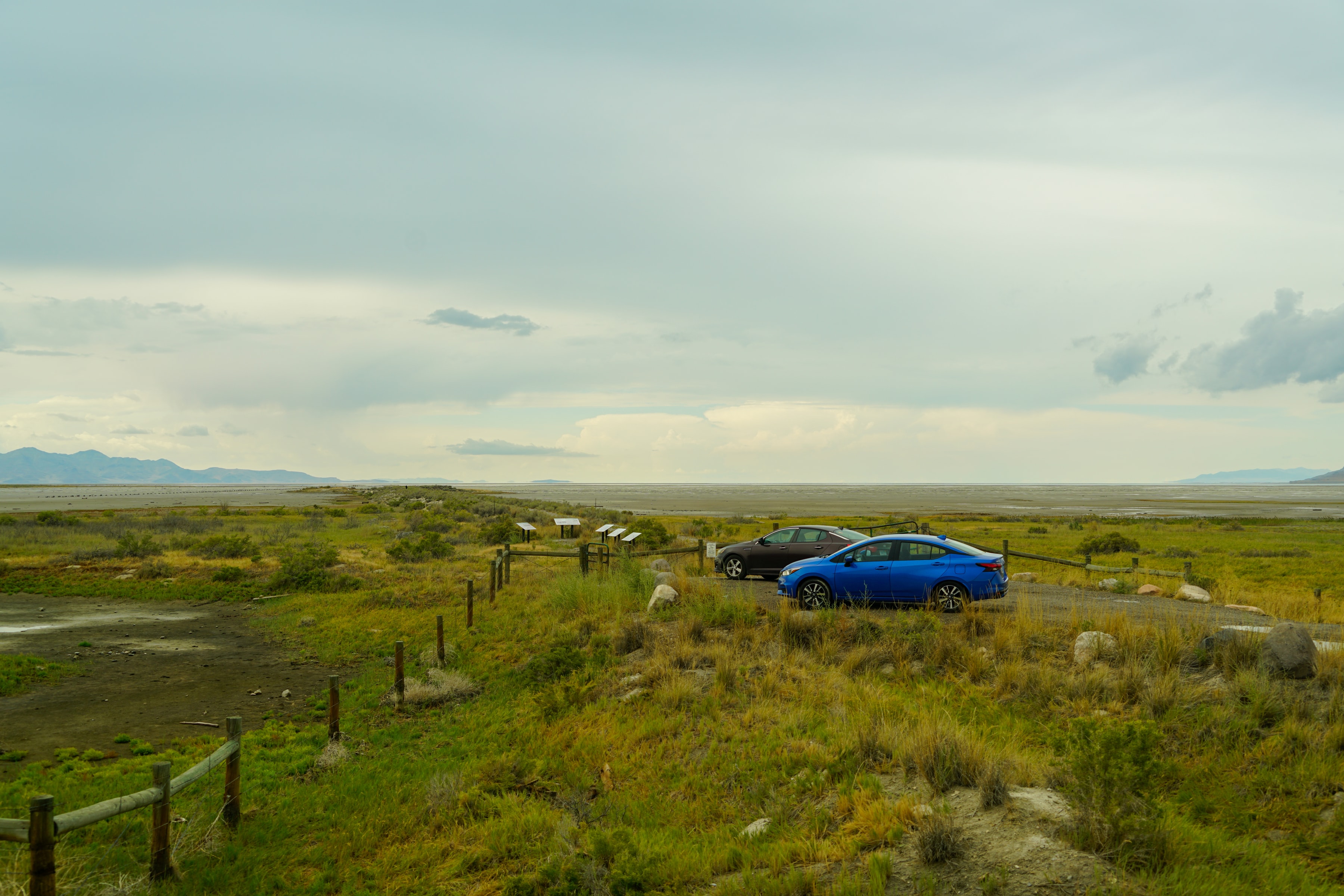 The Blue Dot, The Great Salt Lake, United States, 2022-09-14.