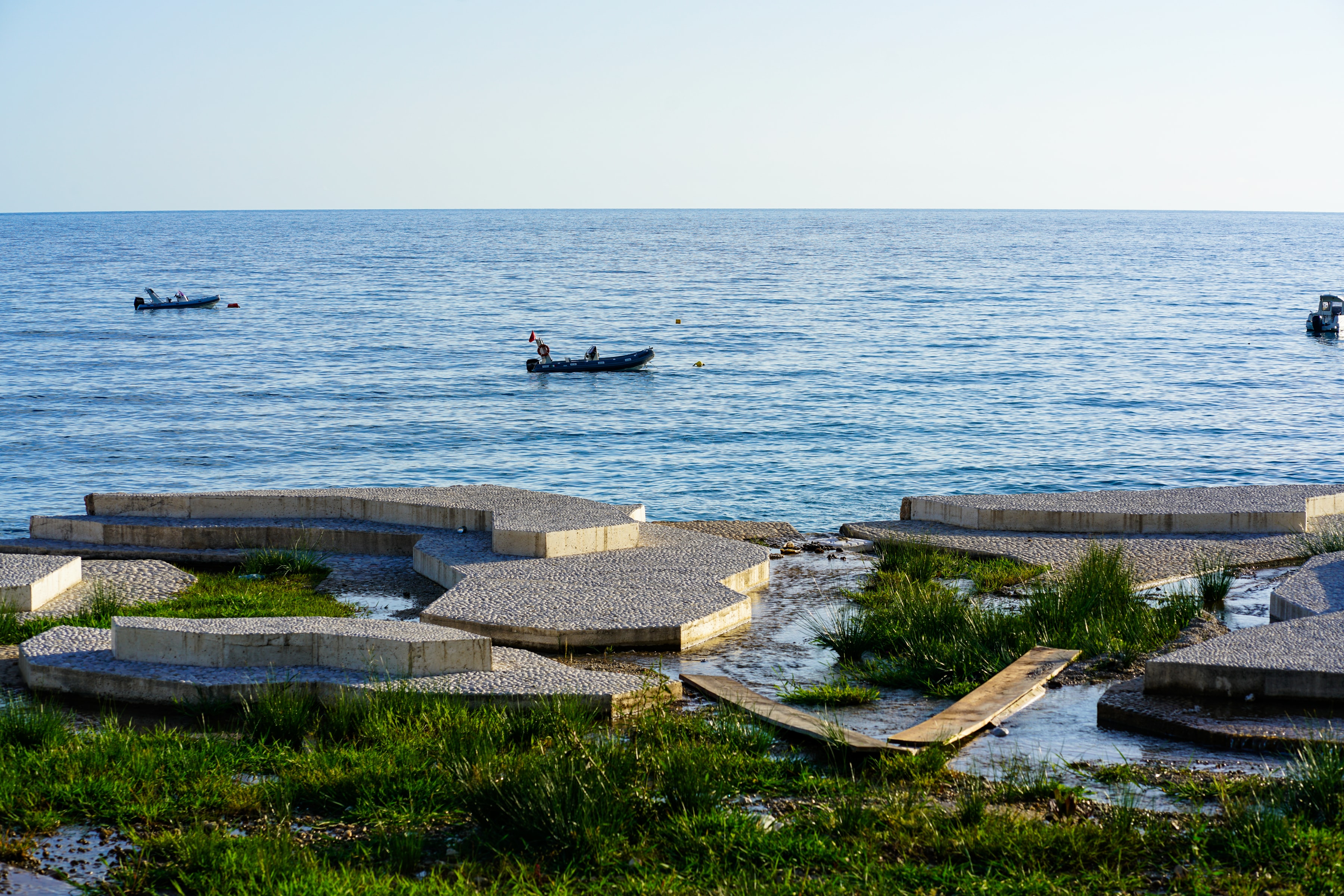 Seaward Geometry, Albanian Riviera, Albania, 2024-05-03.